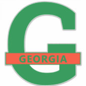 Sticker Géorgie (Devant)