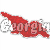 Sticker Géorgie (Devant)
