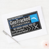 Sticker GeoTracked (Enveloppe)