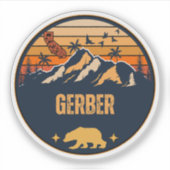 Sticker Gerber, Californie (Devant)