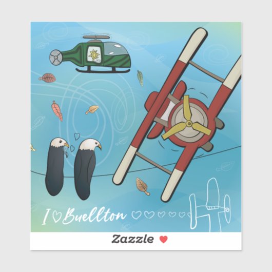 Sticker - Geschreven in de lucht (Vel)