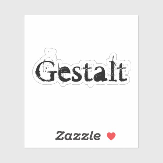 Sticker Gestalt (Feuille)