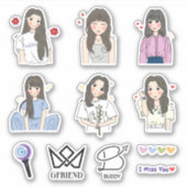 Sticker Gfriend (Kpop) (Devant)