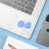 STICKER GG (Ordinateur portable avec iPhone)