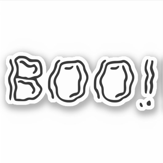 Sticker Ghomajorité Boo ! (Devant)