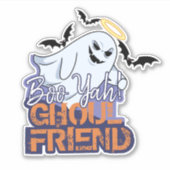 Sticker Ghost Boo Yah Ghoul Friend ID847 (Devant)