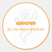 Sticker Ghost By My Responsabilités (Devant)