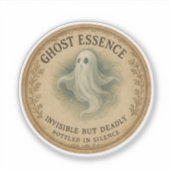 Sticker Ghost Essence - Halloween Apothecary Label (Devant)