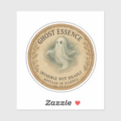 Sticker Ghost Essence - Halloween Apothecary Label (Feuille)