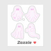 Sticker Ghost, Ghoul, Stickers Halloween (Feuille)