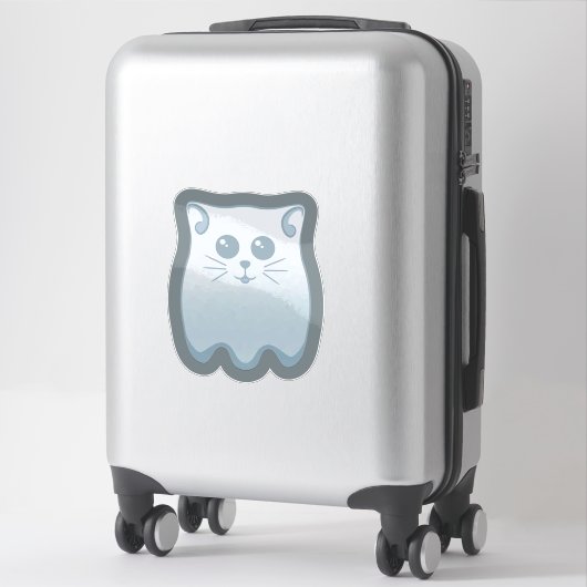 Sticker Ghost kitty (Sur valise)