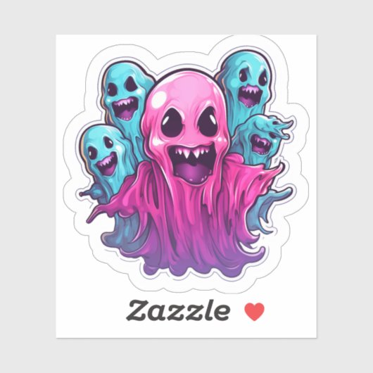 Sticker Ghost : Sweet Ghost #8 (Feuille)