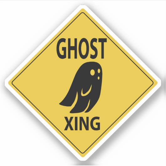 Sticker Ghost XING (Devant)