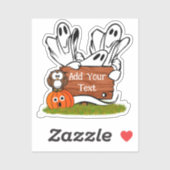 Sticker Ghostes et amis Halloween (Feuille)