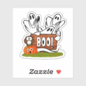 Sticker Ghosts et amis Halloween (Feuille)