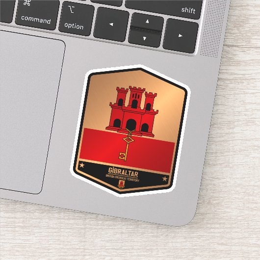 Sticker Gibraltar (Détail)