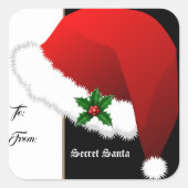 Sticker Gift Labels Geheim Santa (Voorkant)