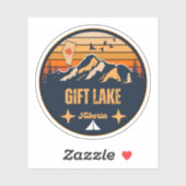 Sticker Gift Lake (Alberta) (Feuille)