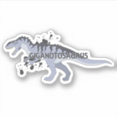 Sticker Giganotosaurus (Devant)