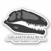 Sticker Giganotosaurus (Devant)