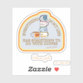 Sticker Gilmore Girls | Graphique des devis de café (Feuille)