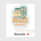 Sticker Gilmore Girls | Le marché de Doose (Feuille)