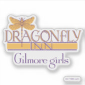 Sticker Gilmore Girls | Logo de Dragonfly Inn (Devant)