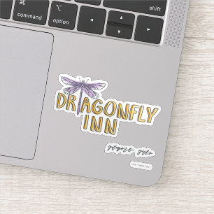 Sticker Gilmore Girls   Logo Dragonfly Inn Watercolor