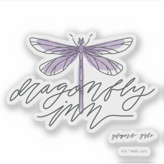 Sticker Gilmore Girls | Script Dragonfly Inn (Devant)