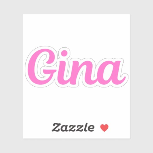 Sticker Gina (Feuille)