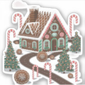Sticker Gingerbread Cookie Wonderland (Devant)