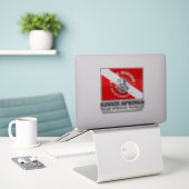 Sticker Ginnie Springs (les meilleures grottes) (Ordinateur portable sur le bureau)