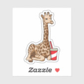 Sticker Girafe (Feuille)