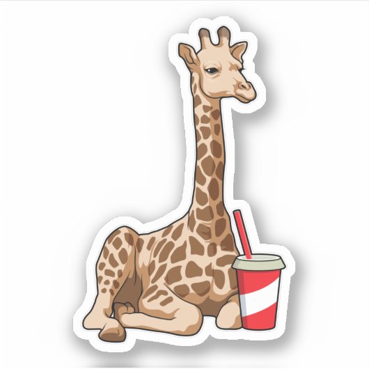 Sticker Girafe (Devant)