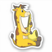 Sticker Girafe at Music with Saxophone.PNG (Devant)