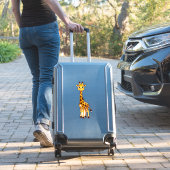 Sticker Girafe de dessin animé mignon (Valise Insitu)