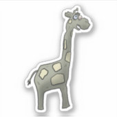 Sticker girafe de Zombie (Devant)