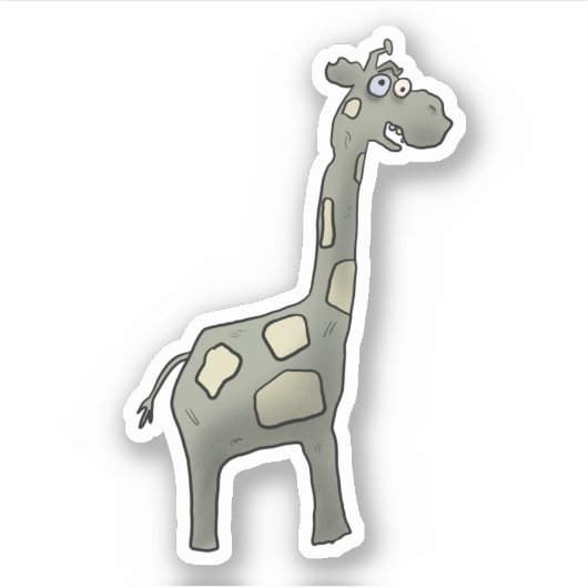 Sticker girafe de Zombie (Devant)