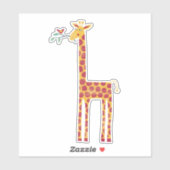 Sticker Giraffe (Feuille)