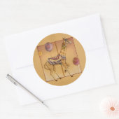 Sticker - Giraffe de carrousel (Enveloppe)
