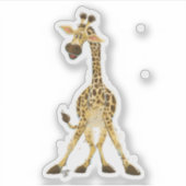 Sticker Giraffe de la Parade Animale (Devant)