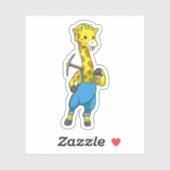 Sticker Giraffe de Miner (Feuille)