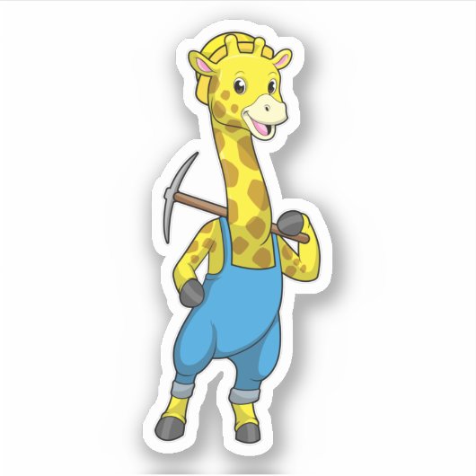 Sticker Giraffe de Miner (Devant)