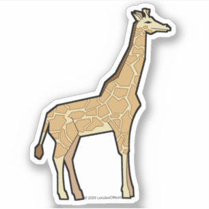 Sticker Giraffe géométrique