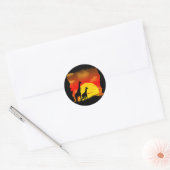 Sticker Giraffe sauvage (Enveloppe)