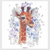 Sticker Giraffe - Stickers Giraffe - Giraffe (Feuille)