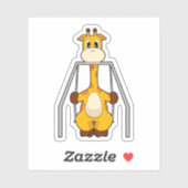 Sticker Giraffe Swing (Feuille)