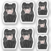 Sticker Girl Drawing (Devant)