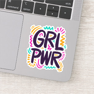 Sticker Girl Power