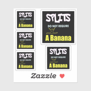 Sticker Girls Gymnastique Banana Splits Citation